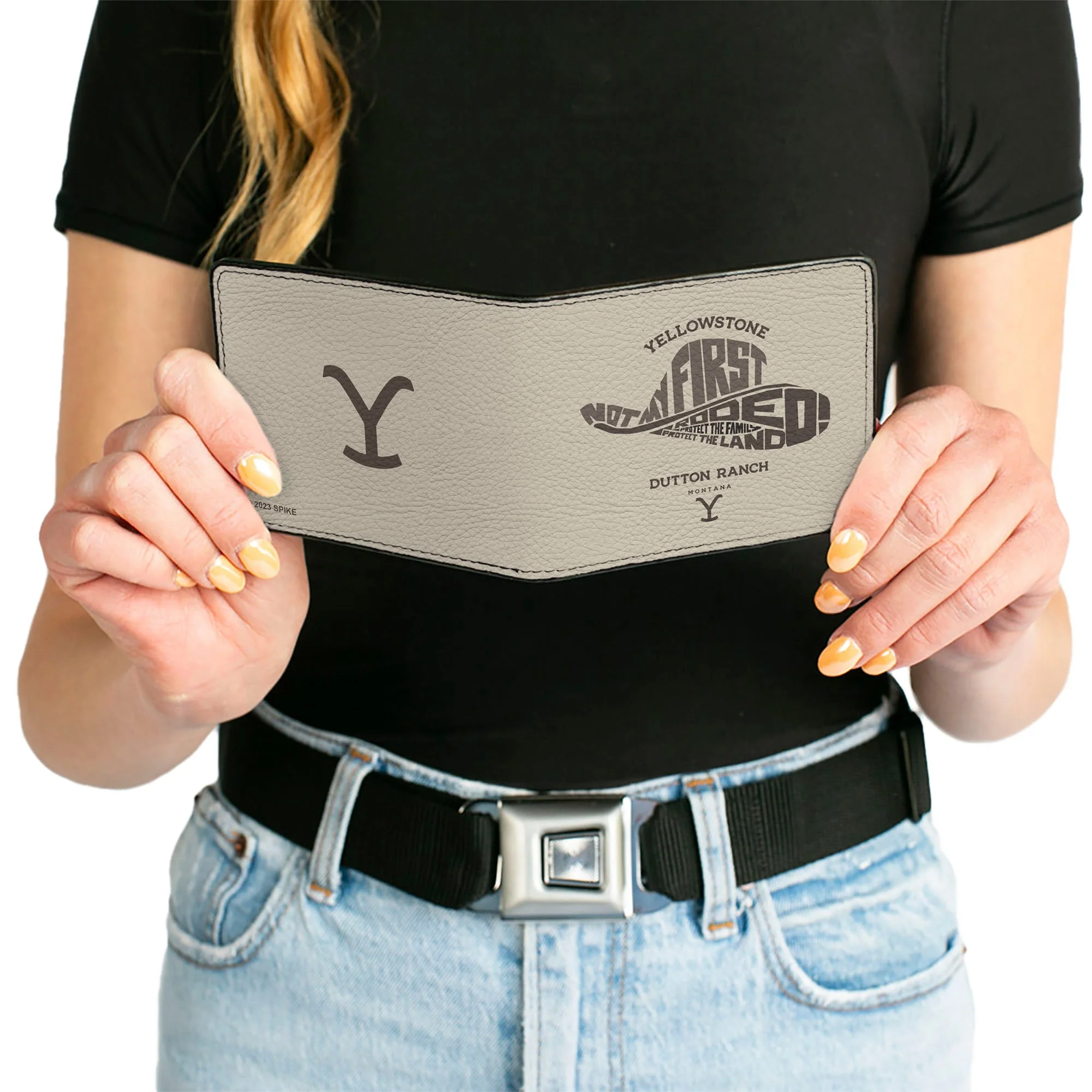 Yellowstone Not My First Rodeo Typography Bi-Fold Wallet - Image 6