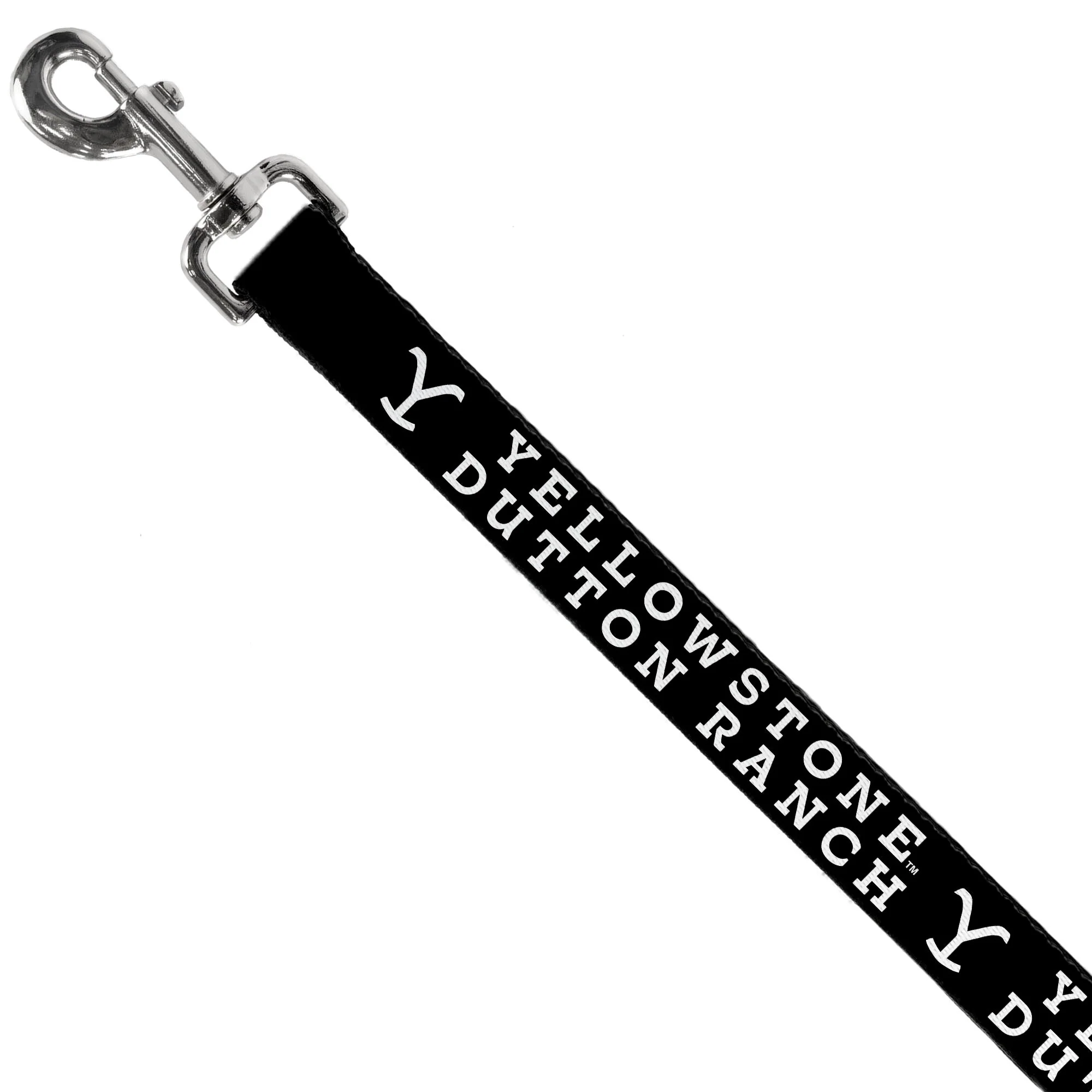 Yellowstone Dutton Ranch Logo Black and White Pet Dog Leash - Image 2
