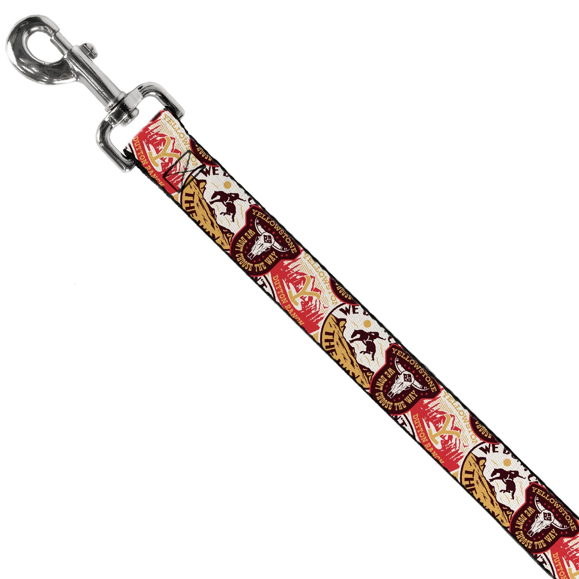 Yellowstone Patches Stacked Durable Official Pet Leash - Image 2