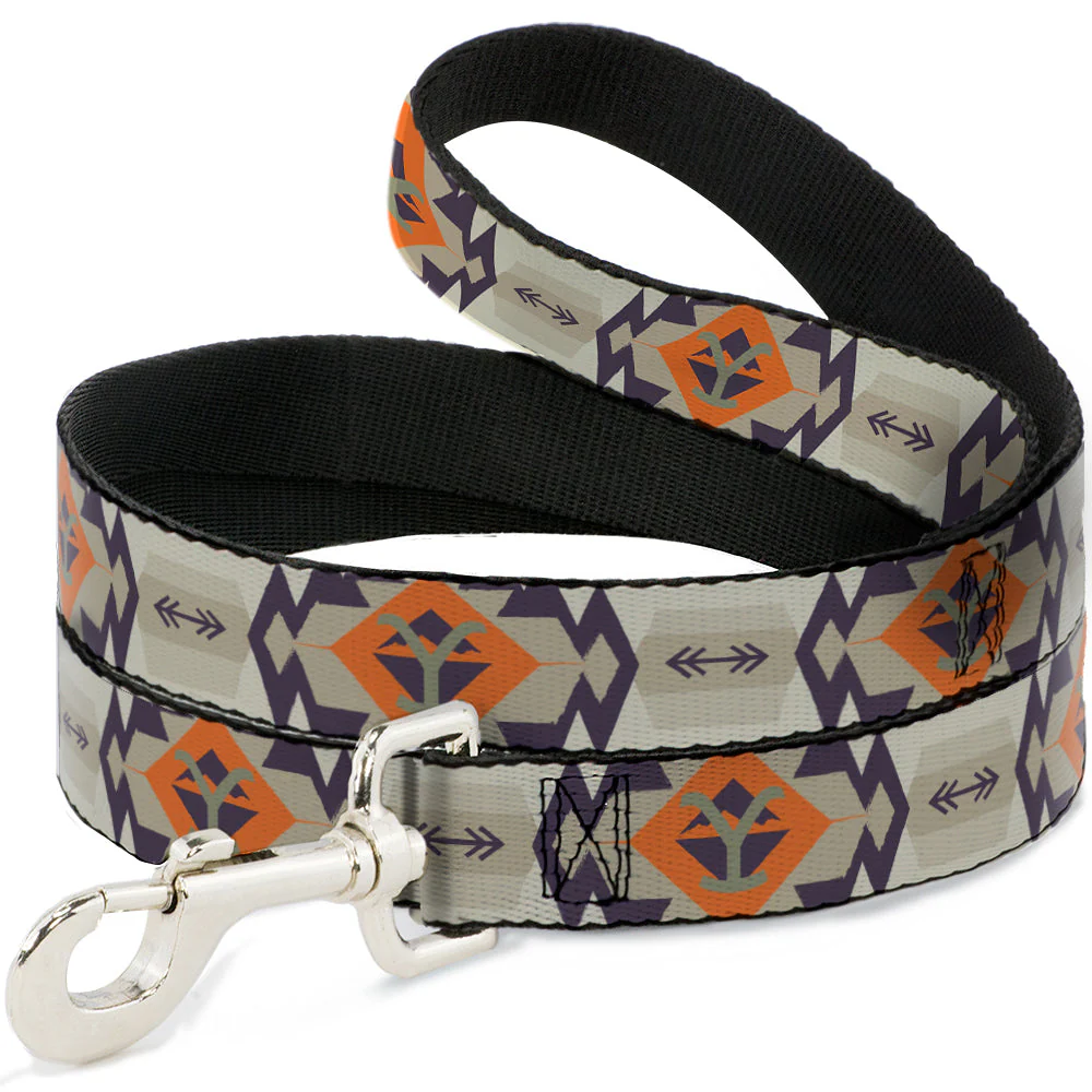Yellowstone Y Logo Native American Tribal Pet Dog Leash