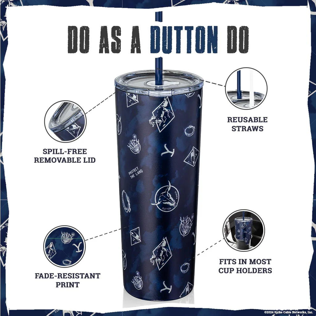 Dragon Glassware® x Yellowstone Protect the Land Tumbler - Image 2