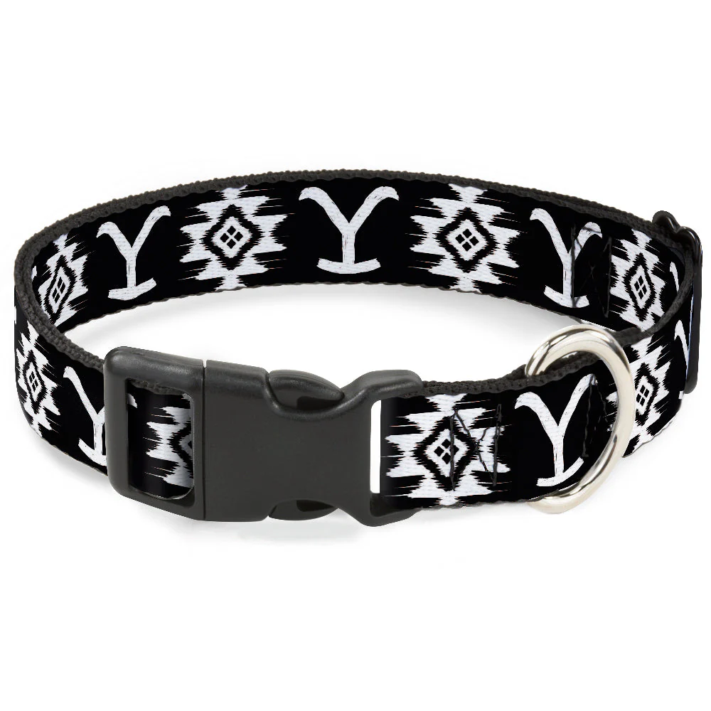 Yellowstone Dutton Ranch & Native American Icons Pet Collar