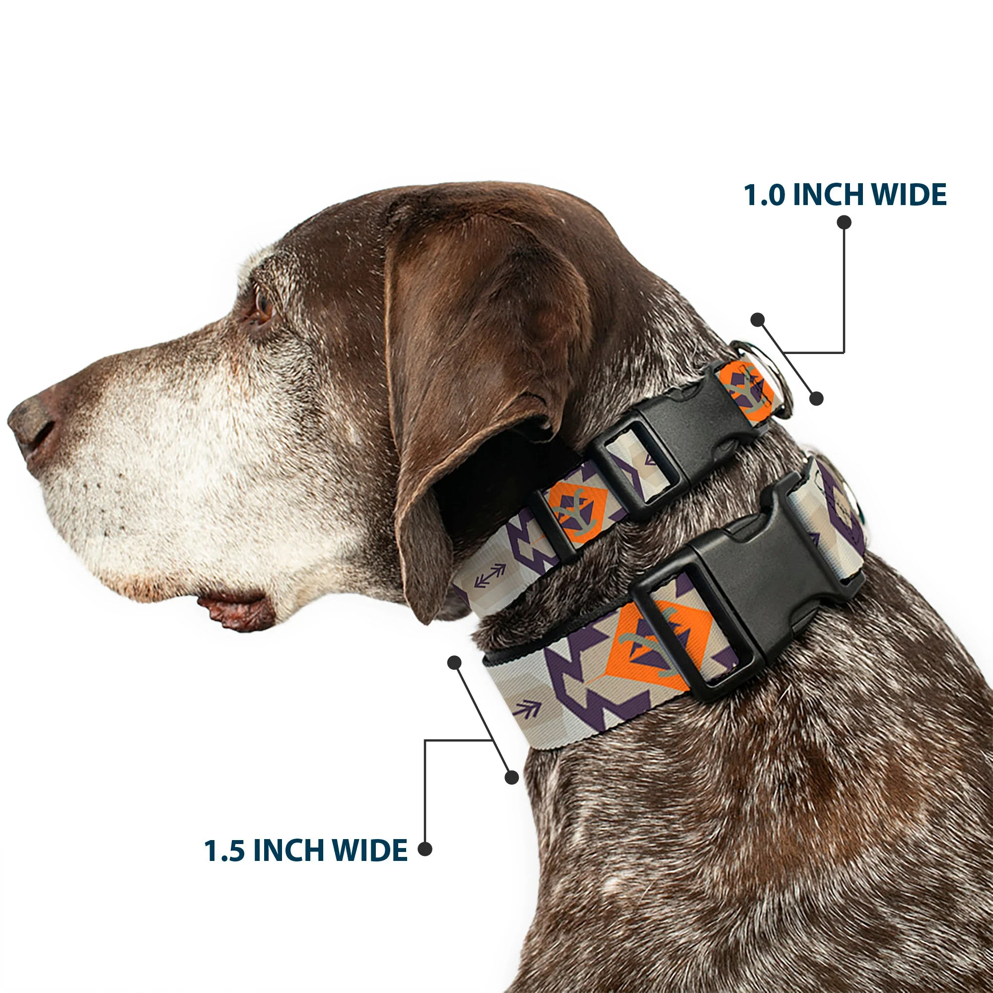 Yellowstone Tribal Y Logo Plastic Clip Pet Collar - Image 2