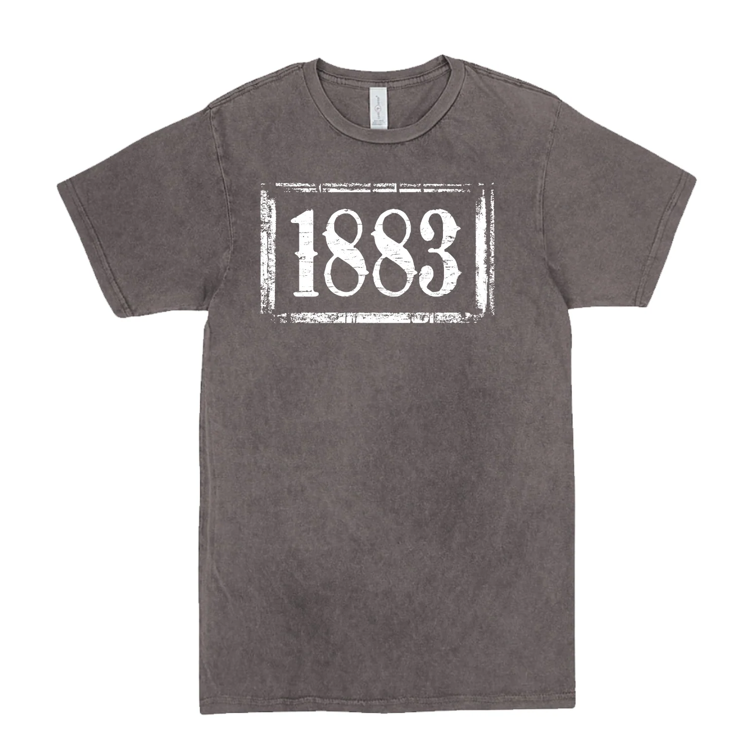 Yellowstone 1883 Logo Distressed Short Sleeve T-Shirt - Image 4