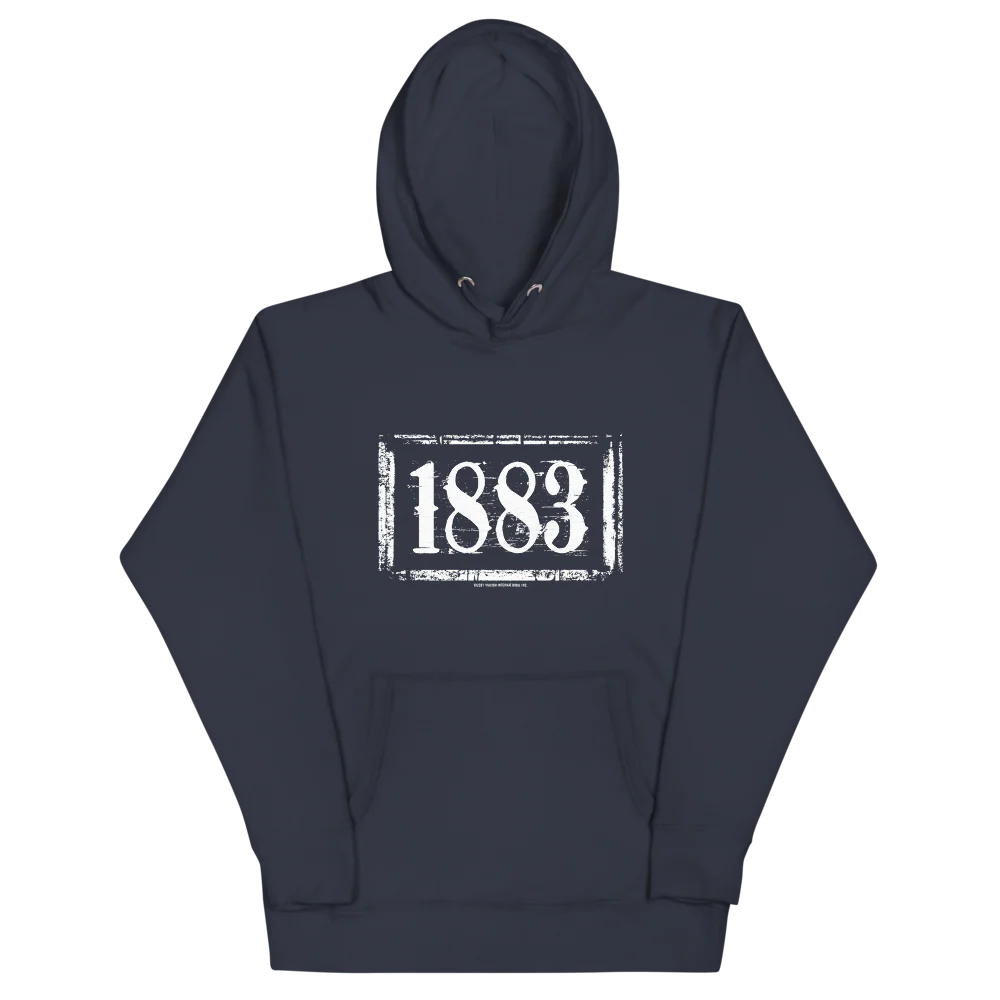 Yellowstone 1883 Logo Unisex Premium Hoodie - Image 4