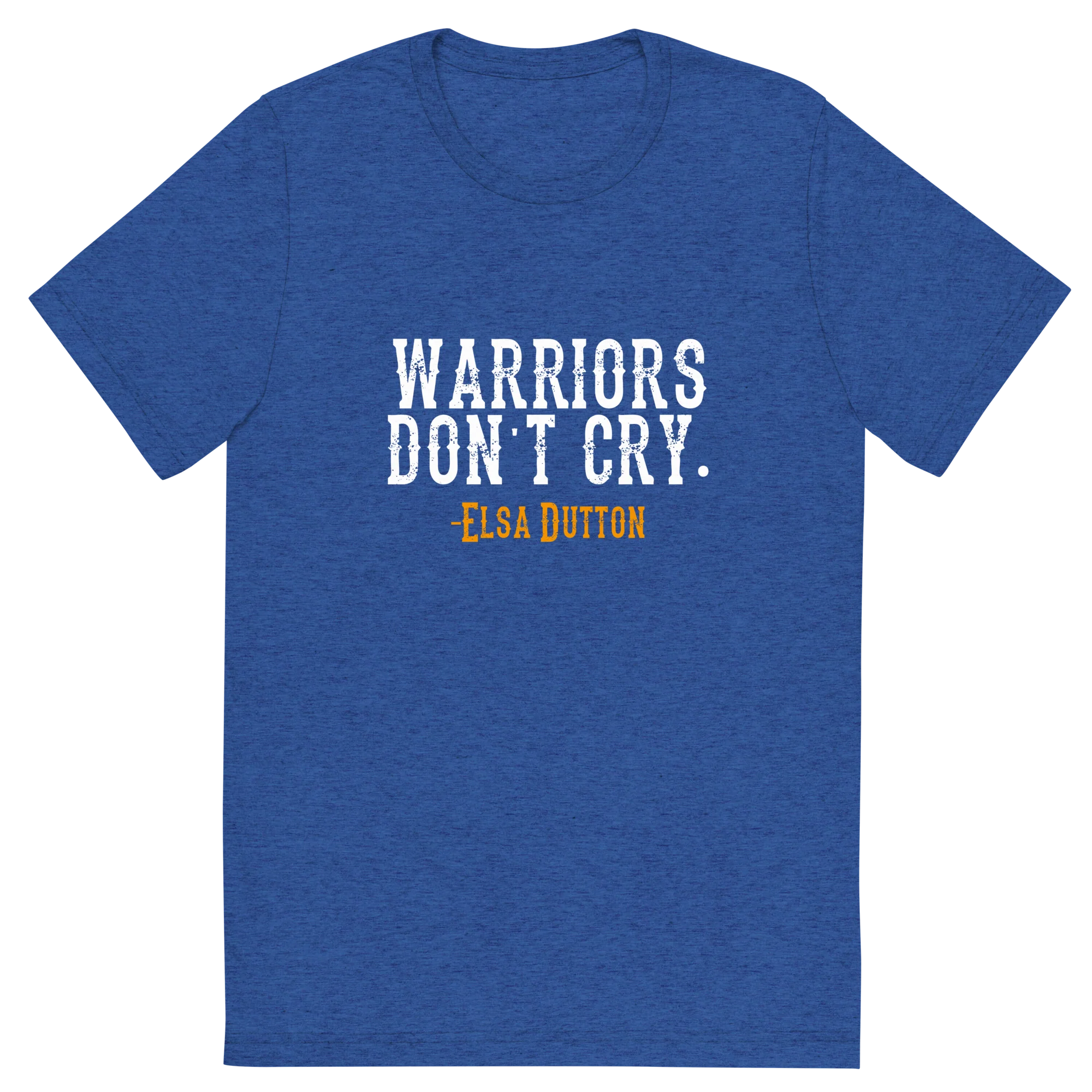 Yellowstone 1883 Warriors Don't Cry Adult Tri-Blend T-Shirt - Image 5