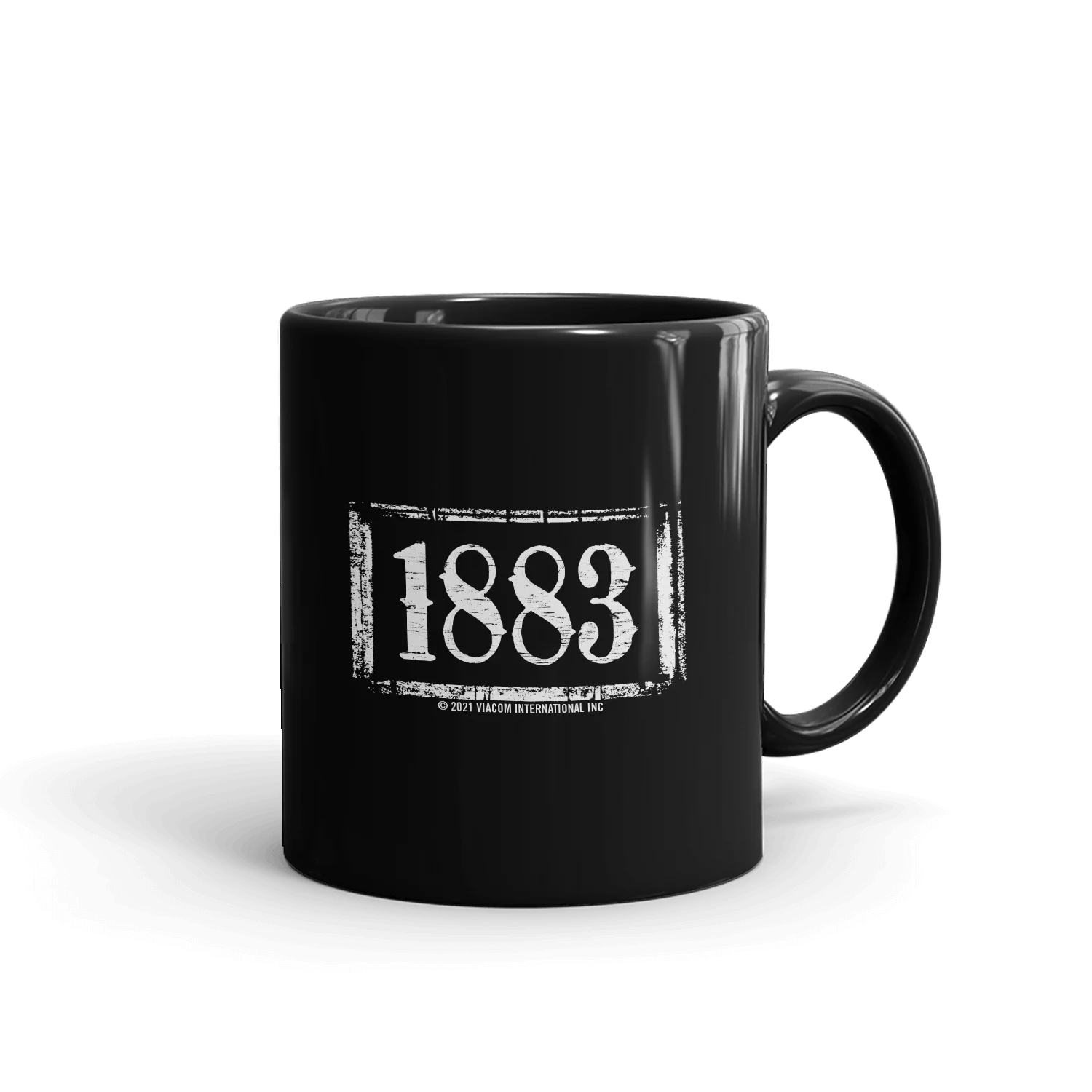 Yellowstone 1883 Warriors Don't Cry Black Mug - Image 2