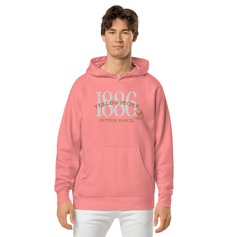 Yellowstone 1886 Embroidered Unisex Hoodie - Image 5