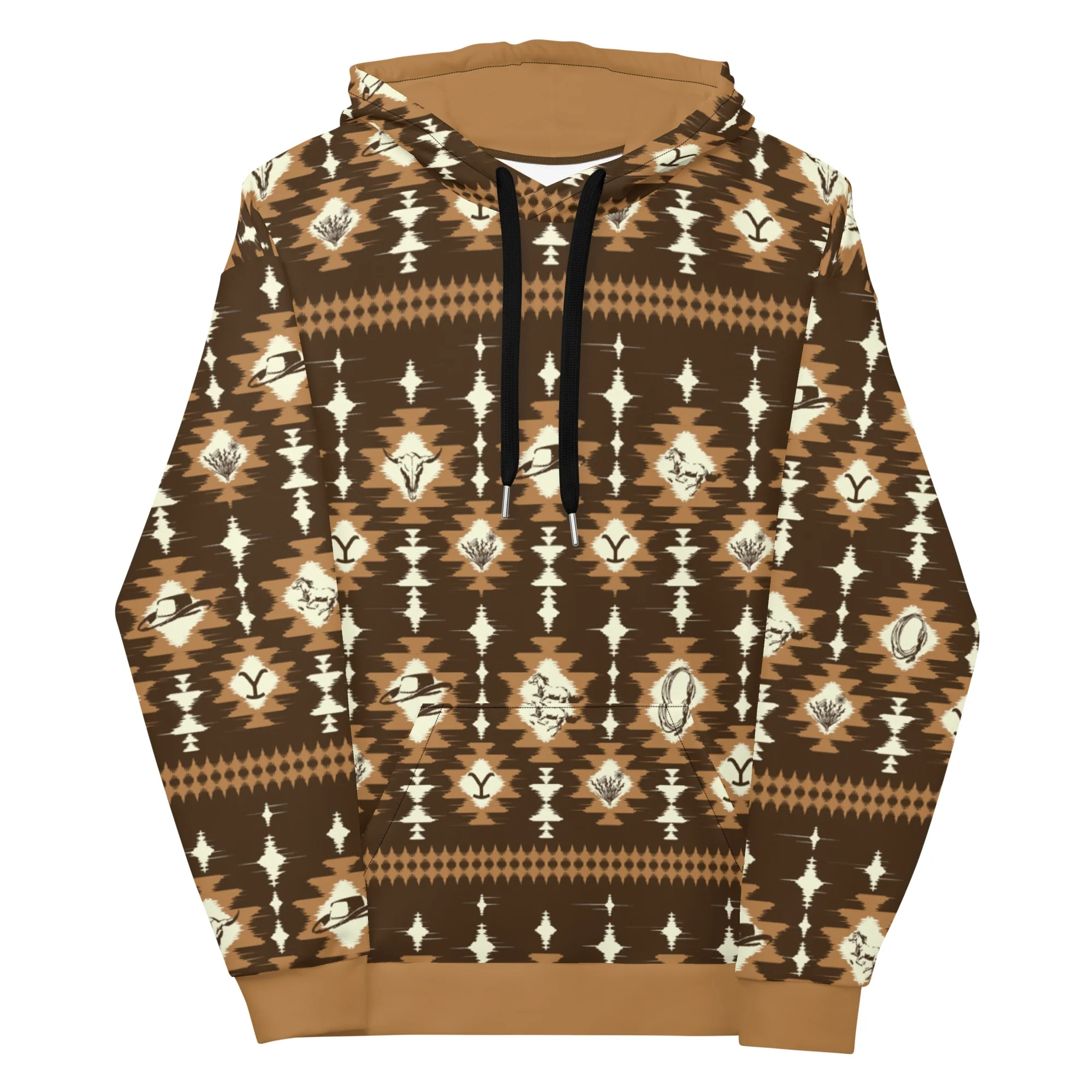 Yellowstone Aztec Hoodie - Image 2