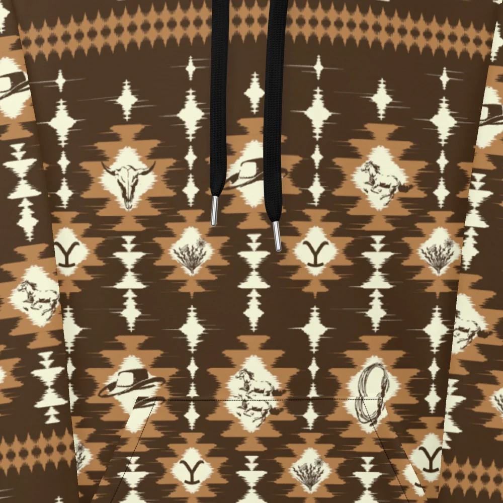 Yellowstone Aztec Hoodie - Image 3