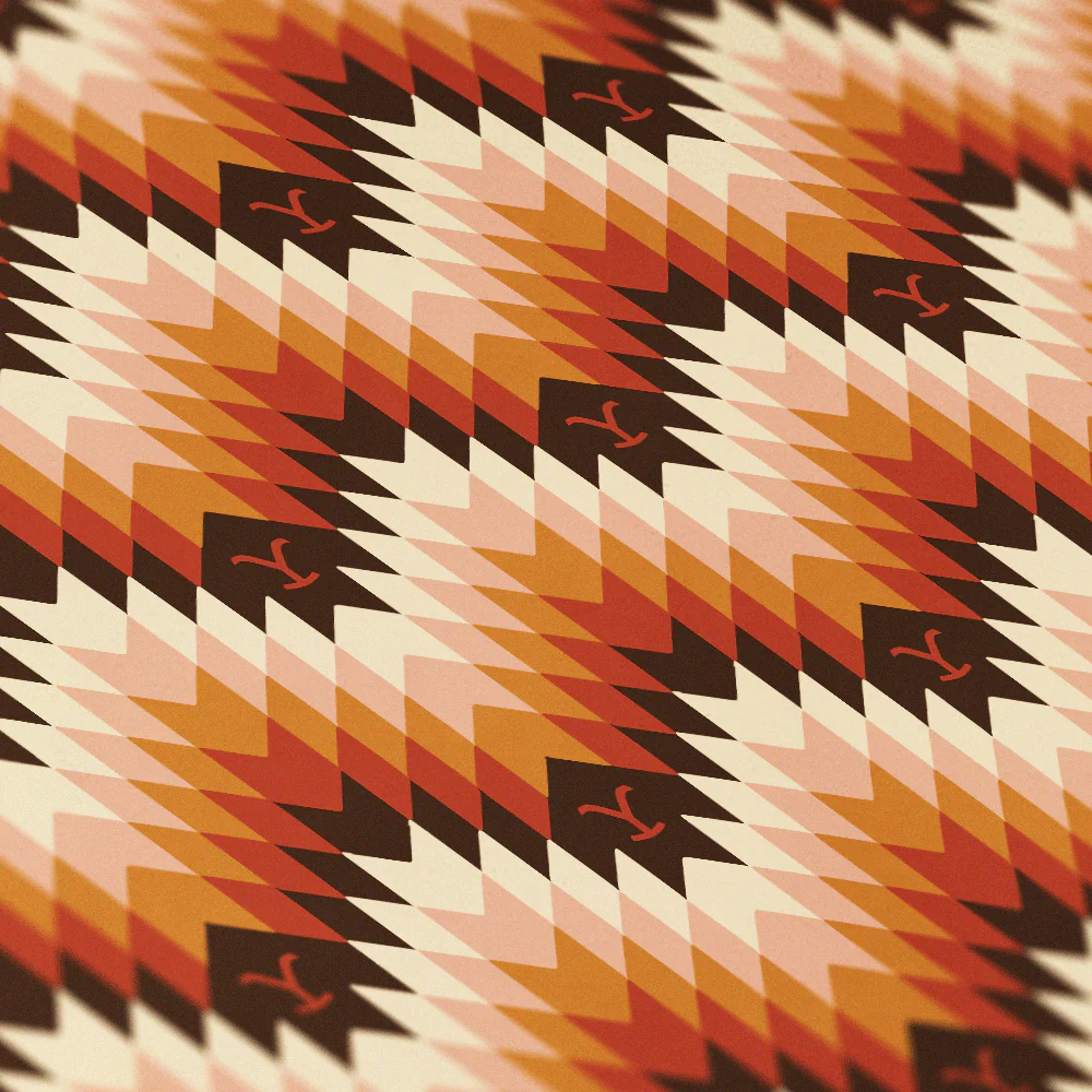 Yellowstone Aztec Pattern Gift Wrap - Image 2