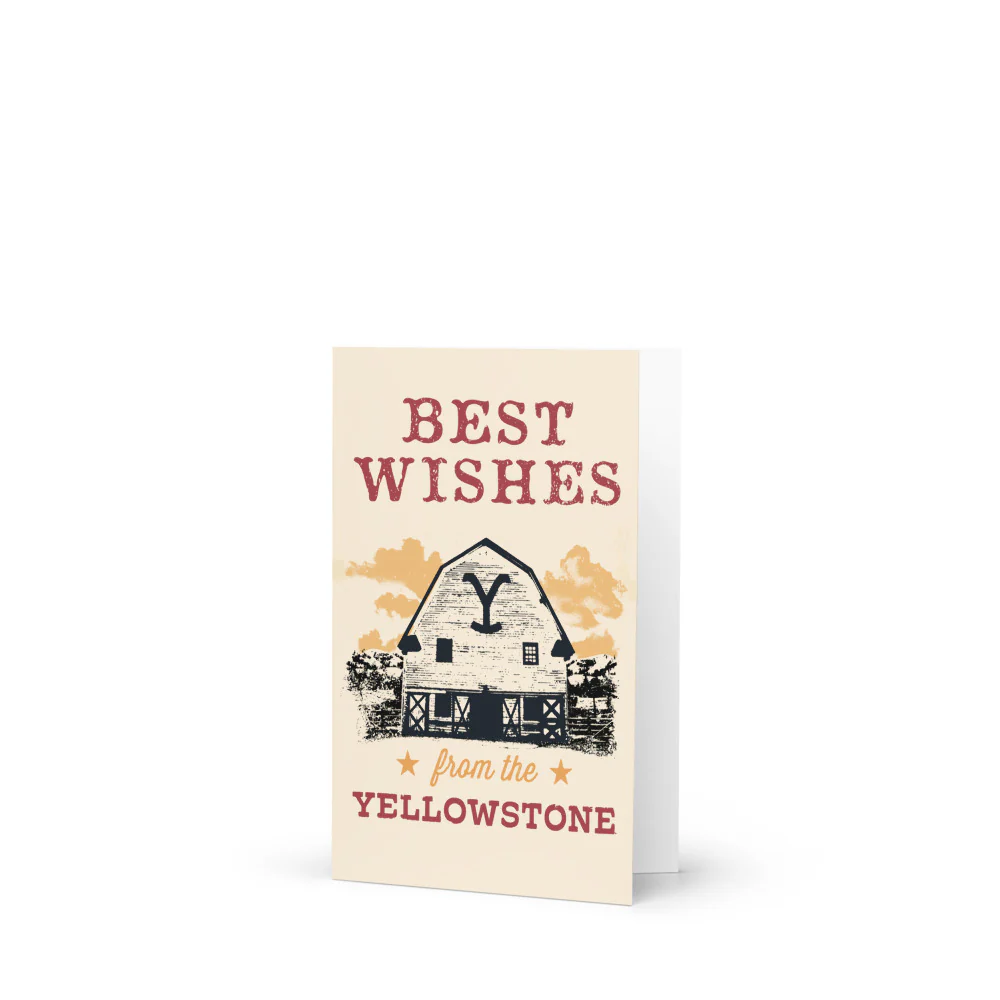 Yellowstone Best Wishes Greeting Card - Image 4