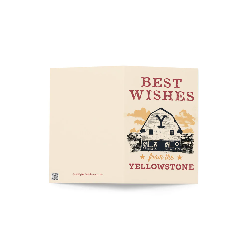 Yellowstone Best Wishes Greeting Card - Image 5
