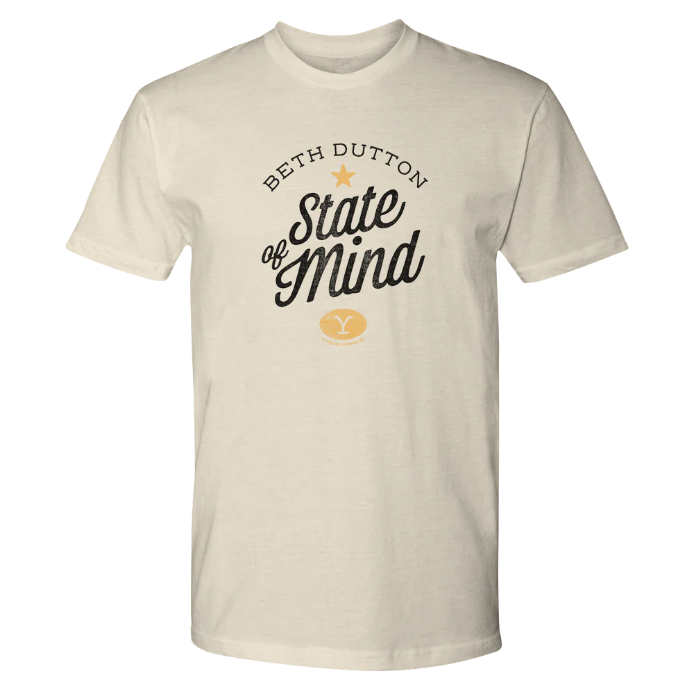 Yellowstone Beth Dutton State of Mind Adult Short Sleeve T-Shirt - Image 2