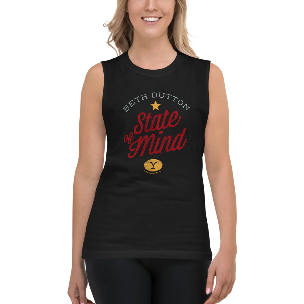 Yellowstone Beth Dutton State of Mind Unisex Tank Top - Image 2