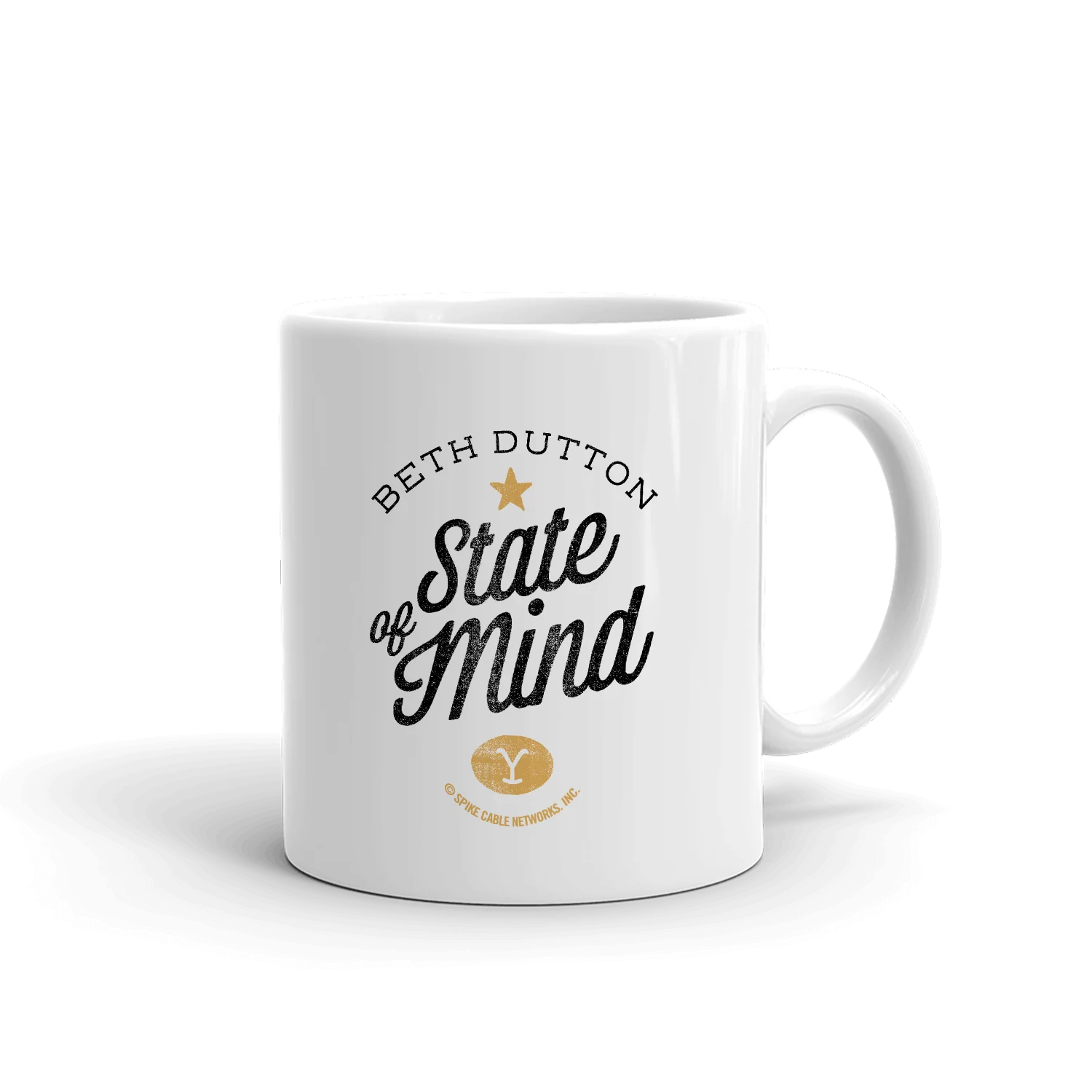 Yellowstone Beth Dutton State of Mind White Mug - Image 2