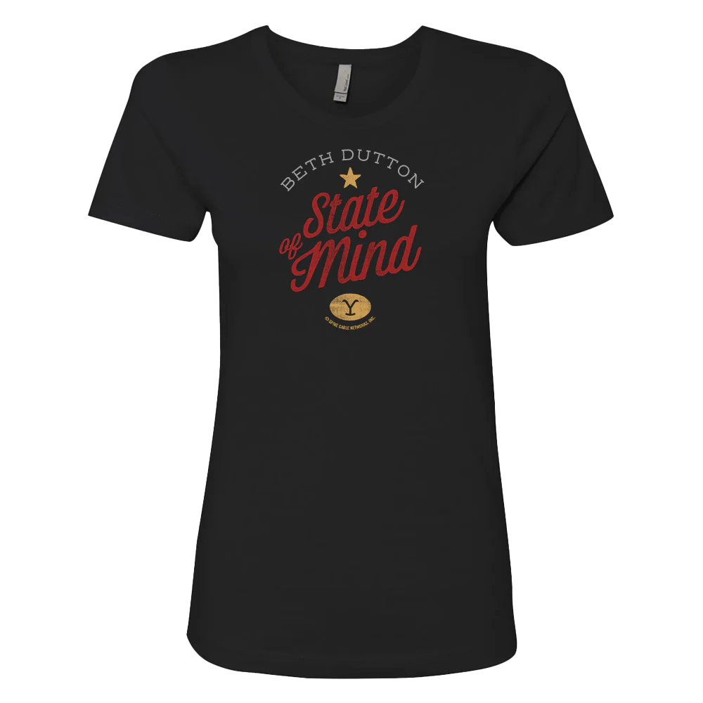 Yellowstone Beth Dutton State of Mind Women's Short Sleeve T-Shirt
