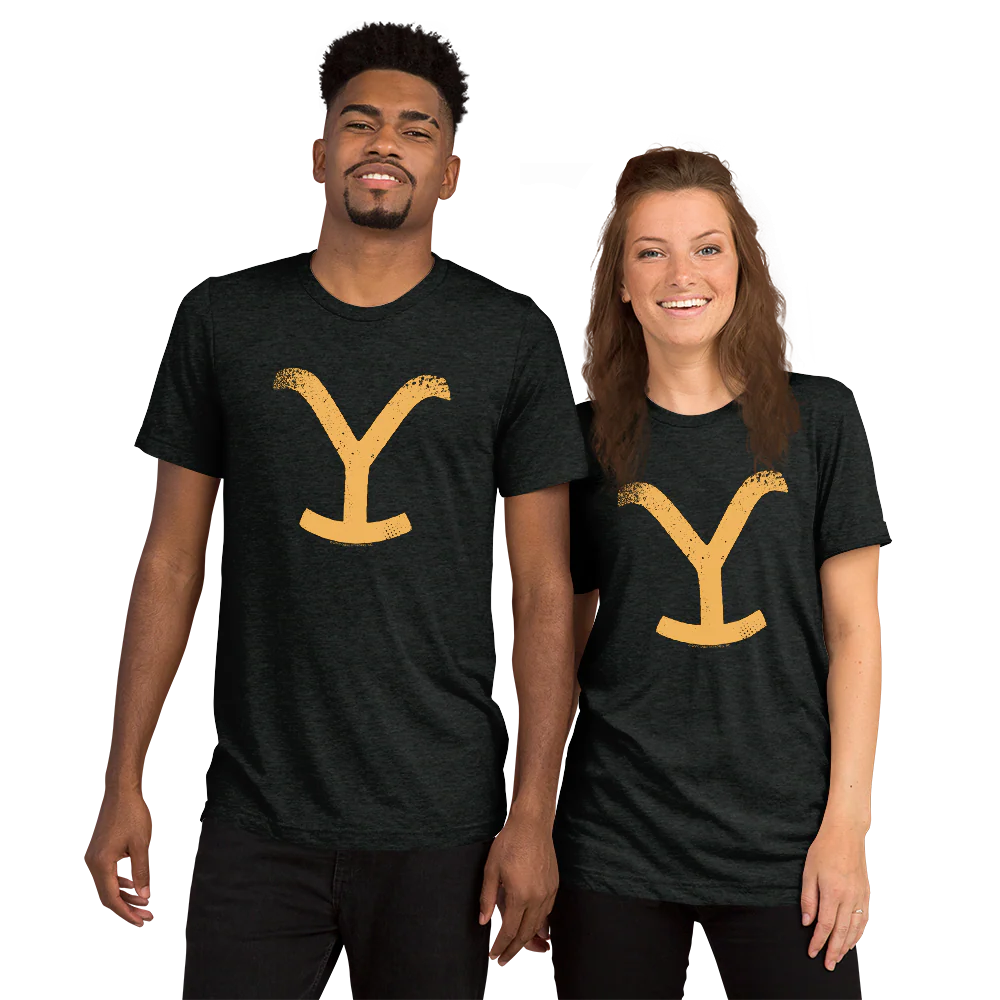 Yellowstone Big Y Logo Tri-Blend T-Shirt - Image 2