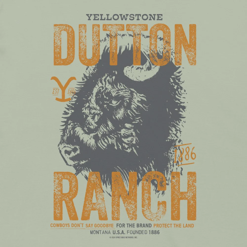 Yellowstone Bison Comfort Colors T-Shirt - Image 2