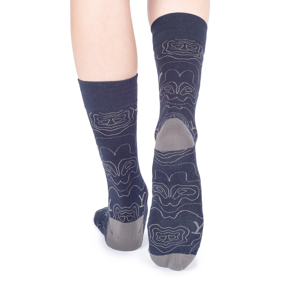 Yellowstone Blue Lines Logo Socks - Image 5