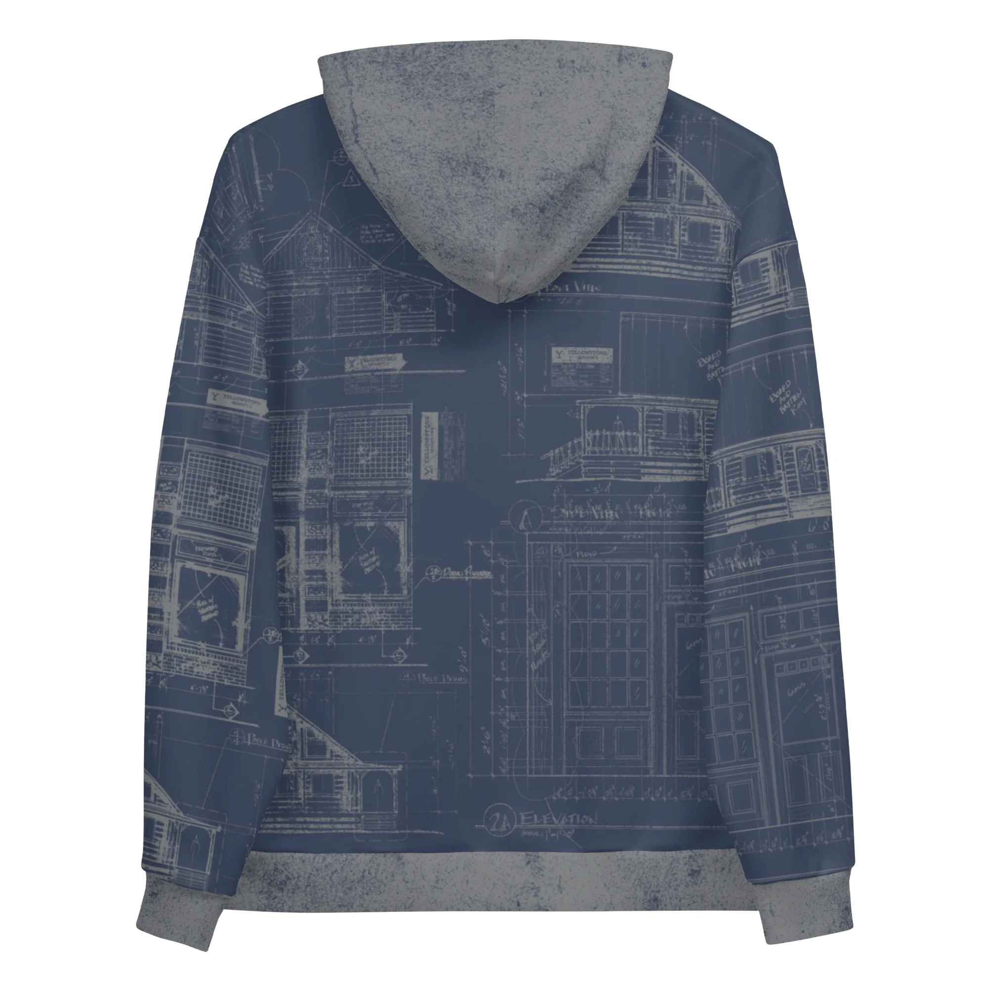 Yellowstone Historic Blueprint Hoodie - Image 3