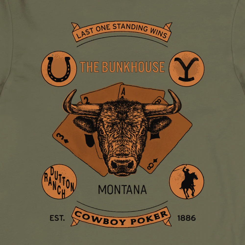 Yellowstone Bunkhouse Bison Long Sleeve T-Shirt - Image 2