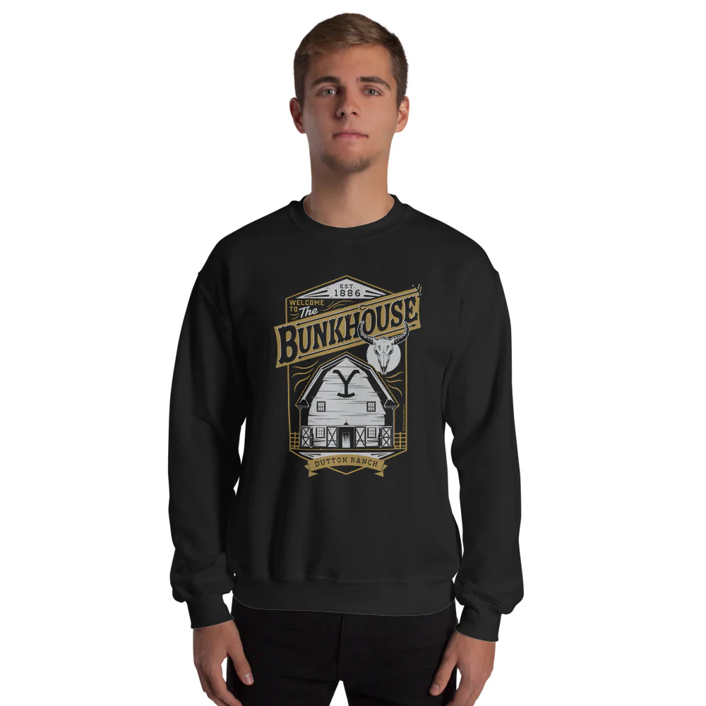 Yellowstone Bunkhouse Crewneck Sweatshirt - Image 3