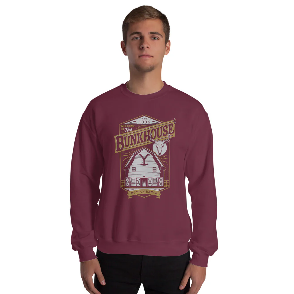 Yellowstone Bunkhouse Crewneck Sweatshirt - Image 4