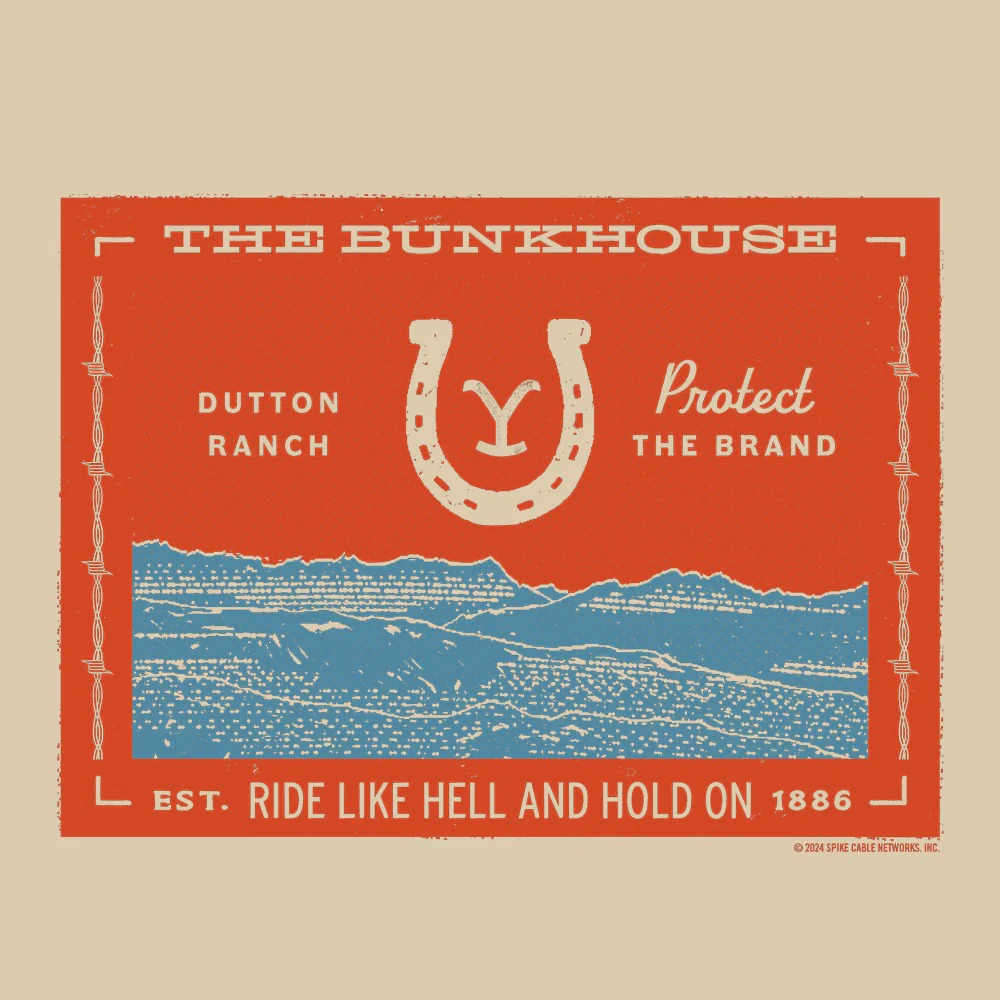 Yellowstone Bunkhouse Ocean Adult Crewneck - Image 3