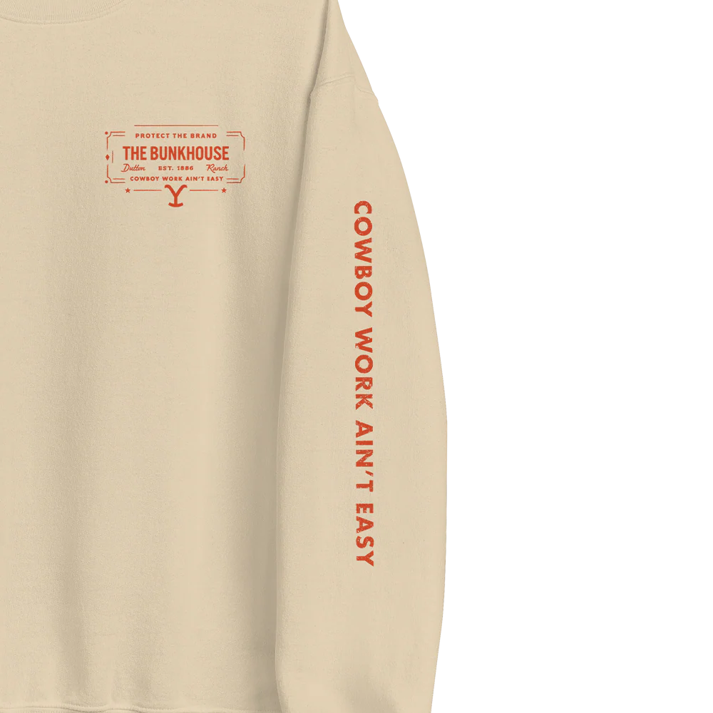 Yellowstone Bunkhouse Ocean Adult Crewneck - Image 6