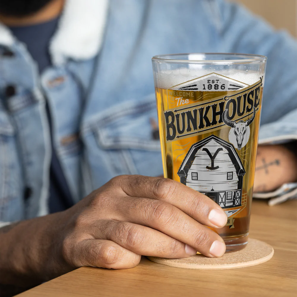 Yellowstone Bunkhouse Pint Glass - Image 2