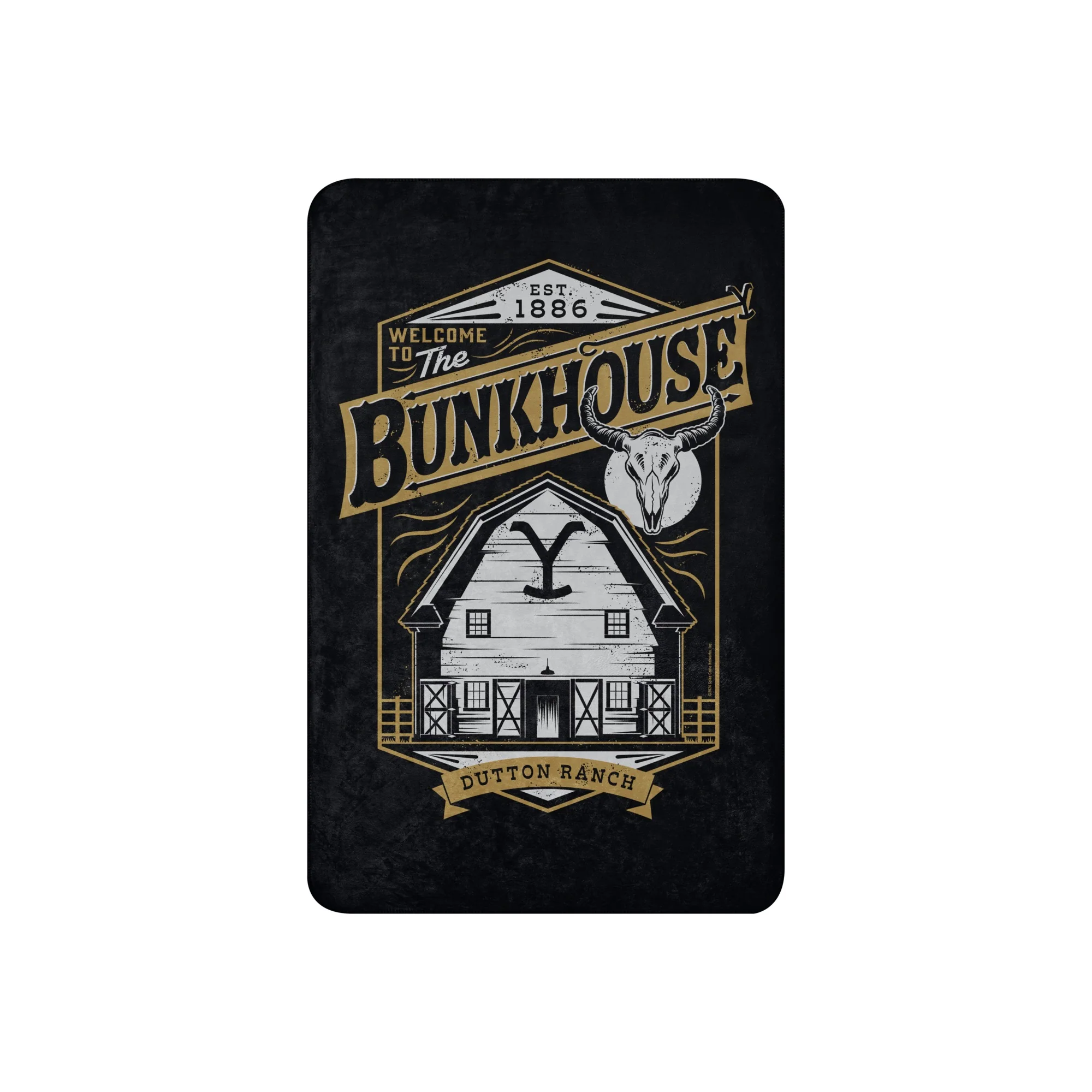 Yellowstone Bunkhouse Premium Sherpa Blanket - Image 2