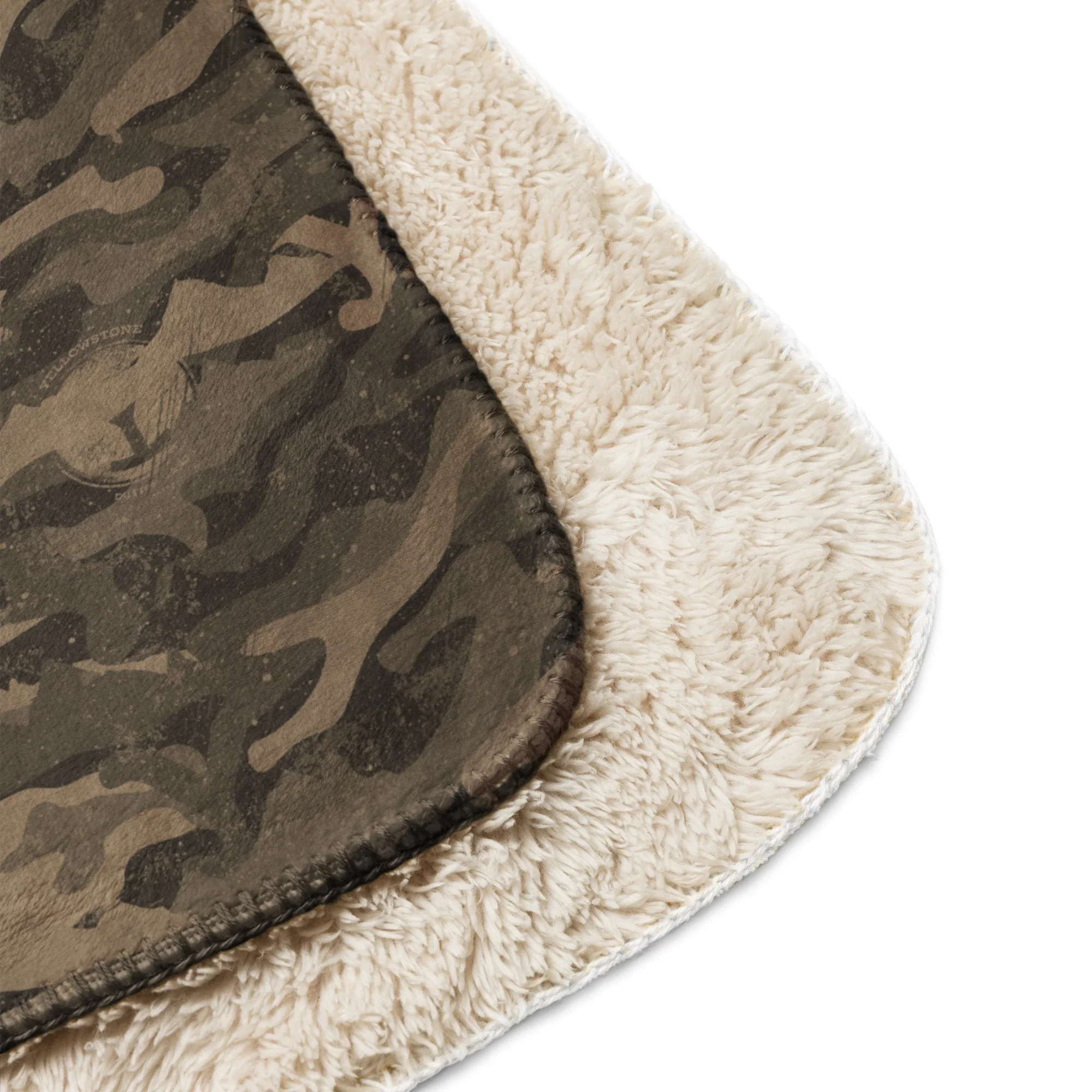 Yellowstone Camo Sherpa Blanket - Image 3
