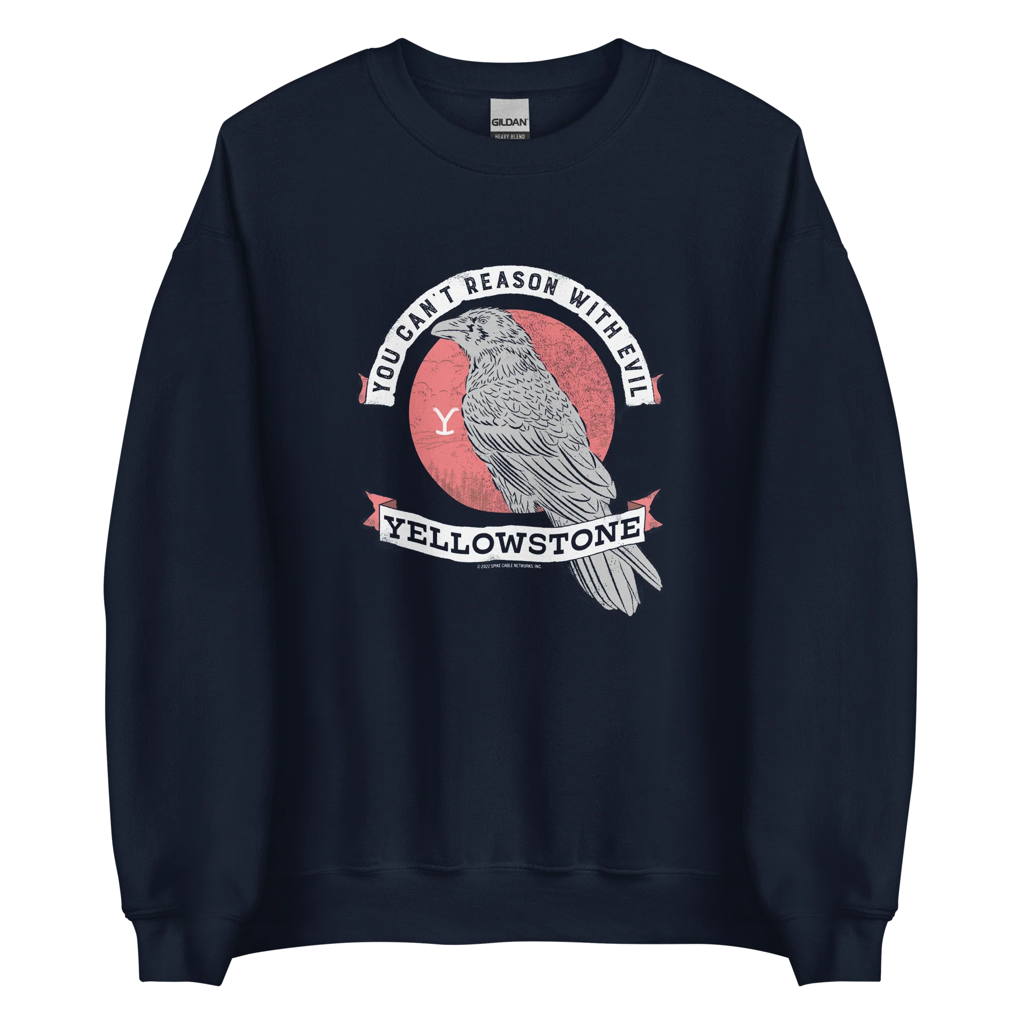 Yellowstone Can't Reason With Evil Crewneck Sweatshirt - Image 3