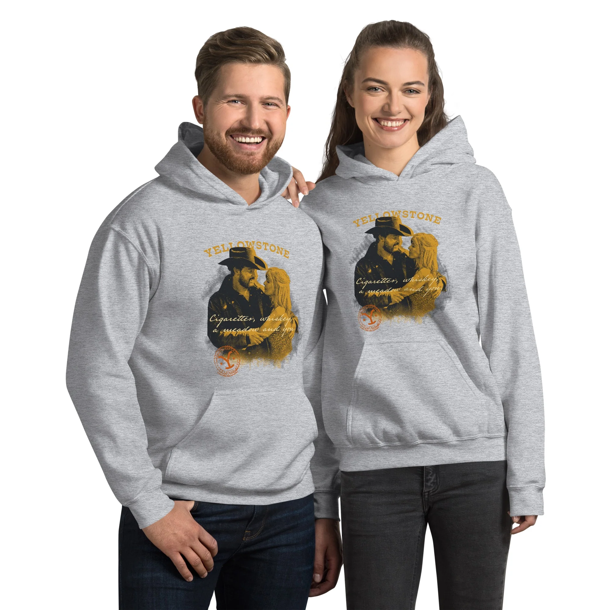 Yellowstone Cigarettes Whiskey and You Hooded Sweatshirt - Image 5