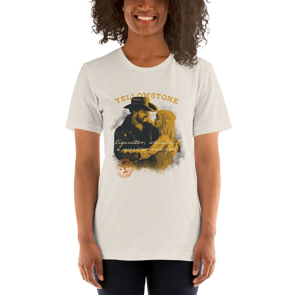 Yellowstone Cigarettes Whiskey and You Short Sleeve T-Shirt - Image 3