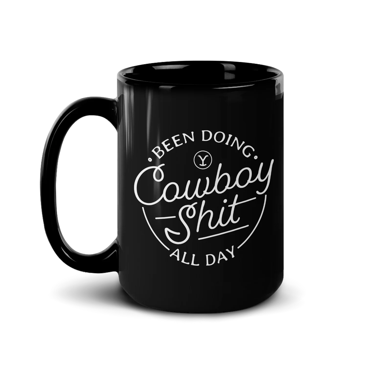 Yellowstone Cowboy Black Mug - Image 3