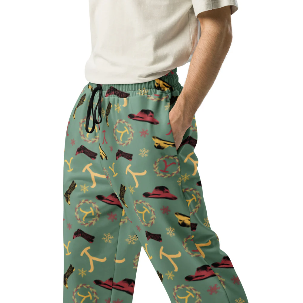 Yellowstone Cowboy Christmas Lounge Pants - Image 3