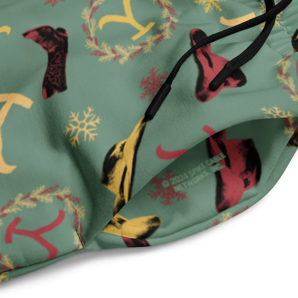 Yellowstone Cowboy Christmas Lounge Pants - Image 4