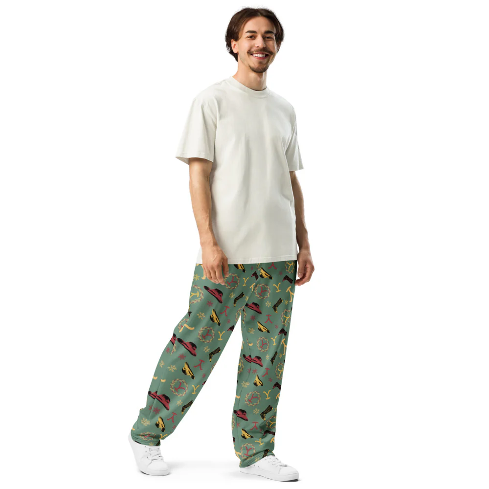 Yellowstone Cowboy Christmas Lounge Pants - Image 5
