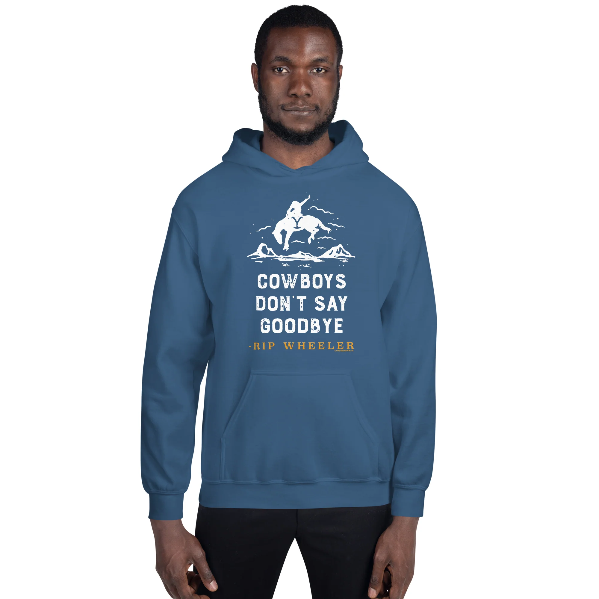 Yellowstone Cowboys Don't Say Goodbye Hooded Sweatshirt - Image 3