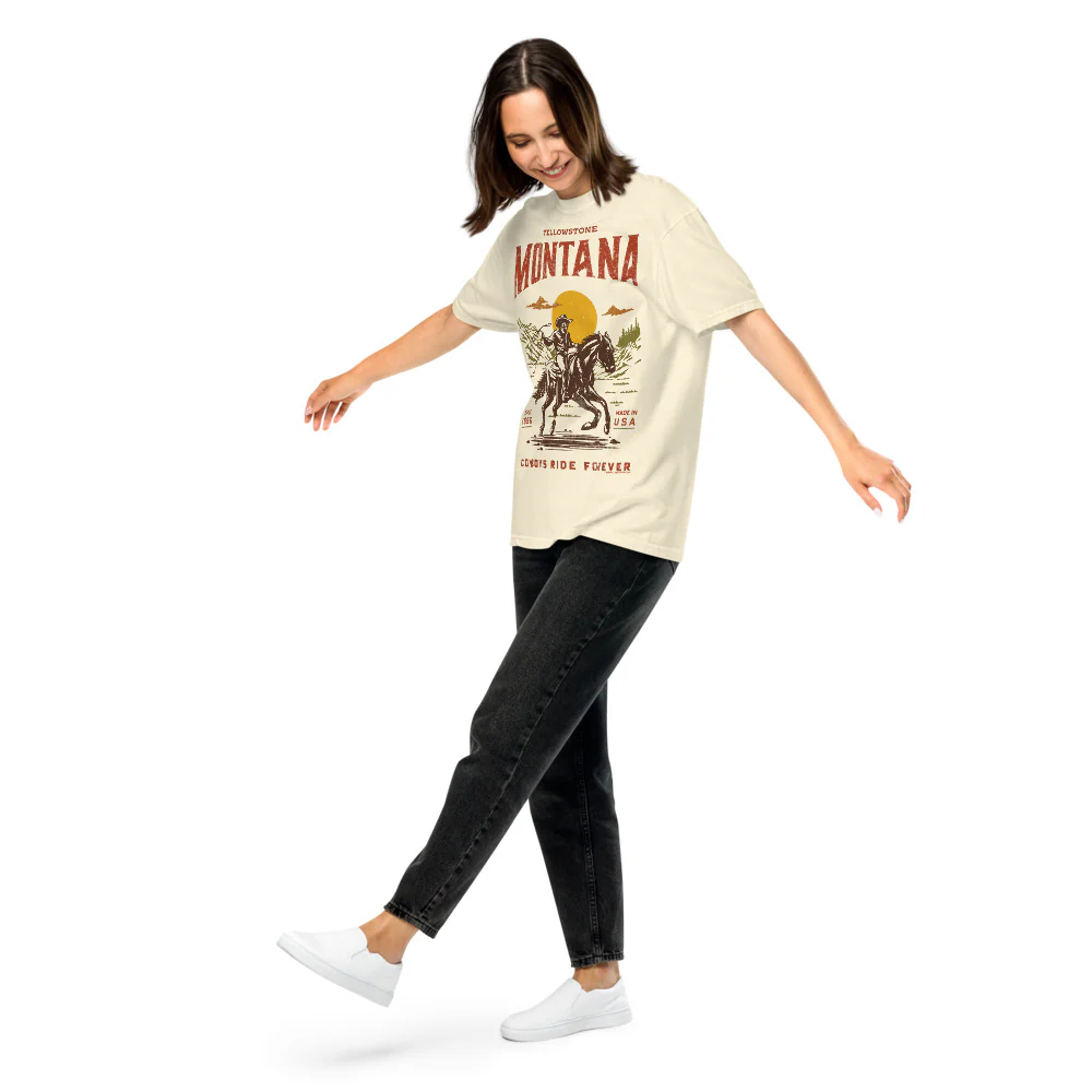 Yellowstone Cowboys Ride Forever Comfort Colors T-Shirt - Image 3