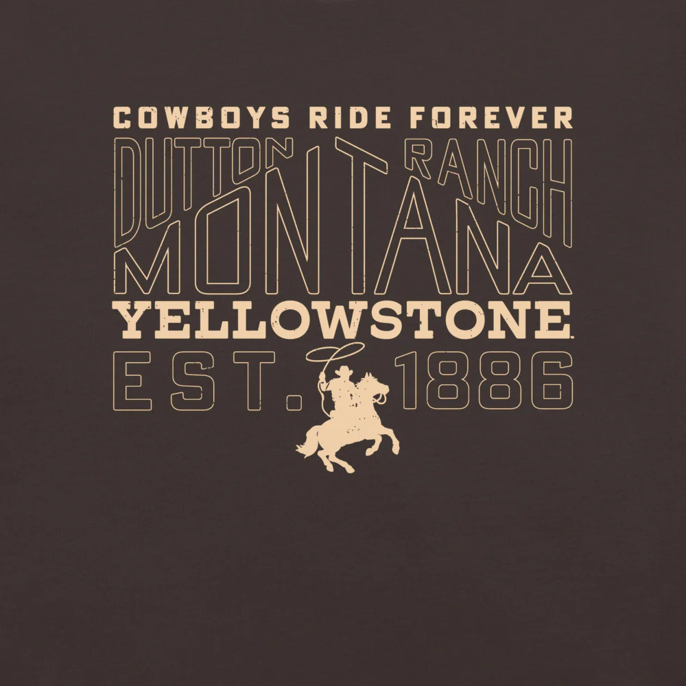 Yellowstone Cowboys Ride Forever Unisex T-Shirt - Image 2