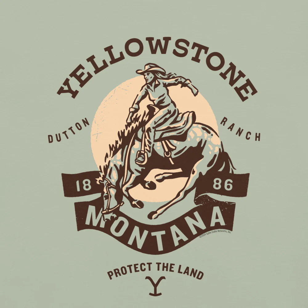 Yellowstone Cowgirl Comfort Colors T-Shirt - Image 2
