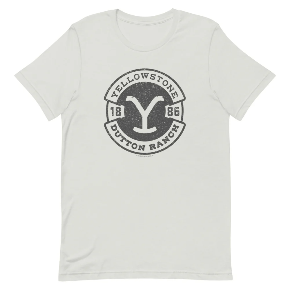 Yellowstone Dutton Ranch Badge Unisex T-Shirt - Image 6