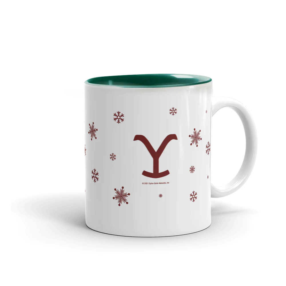 Yellowstone Dutton Ranch Cowboy Holiday Two-Tone Mug - Image 2