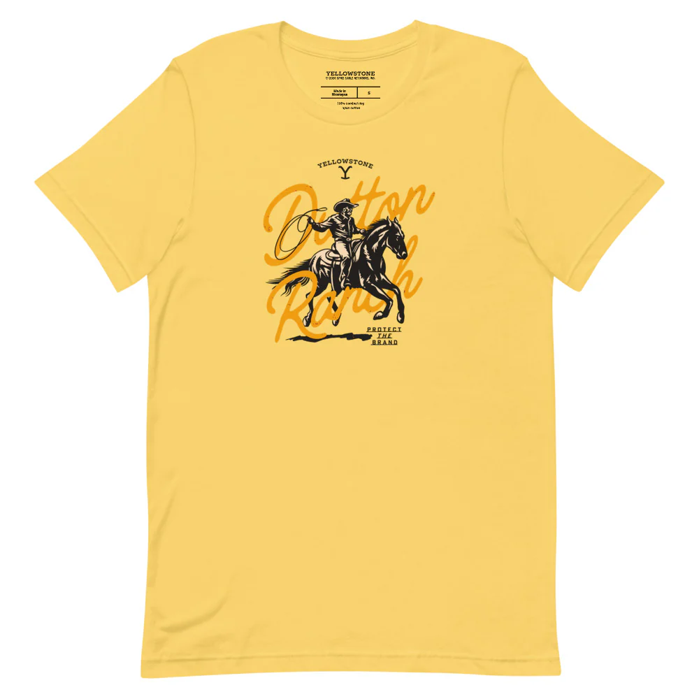 Yellowstone Dutton Ranch Cowboy Unisex T-Shirt - Image 4