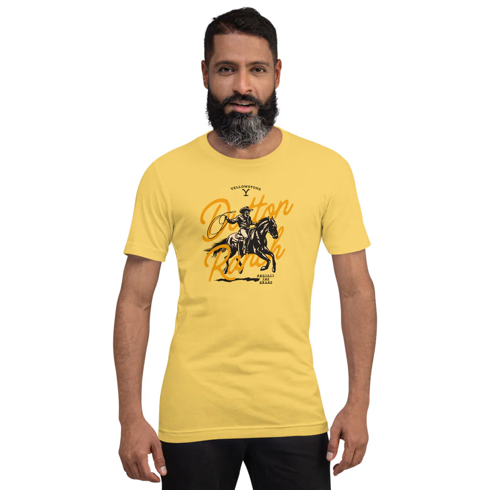 Yellowstone Dutton Ranch Cowboy Unisex T-Shirt - Image 5