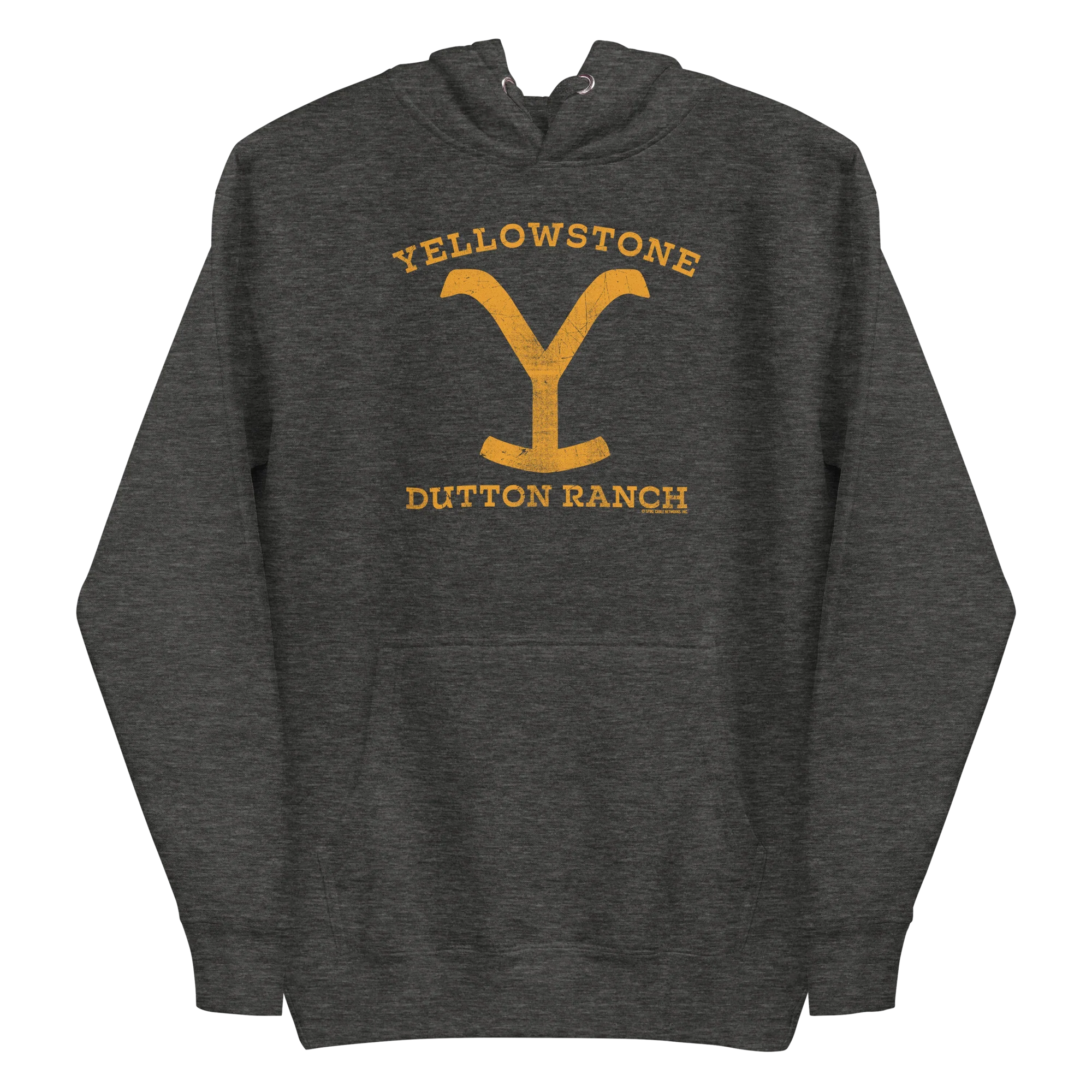 Yellowstone Dutton Ranch Distressed Logo Unisex Premium Hoodie - Image 4
