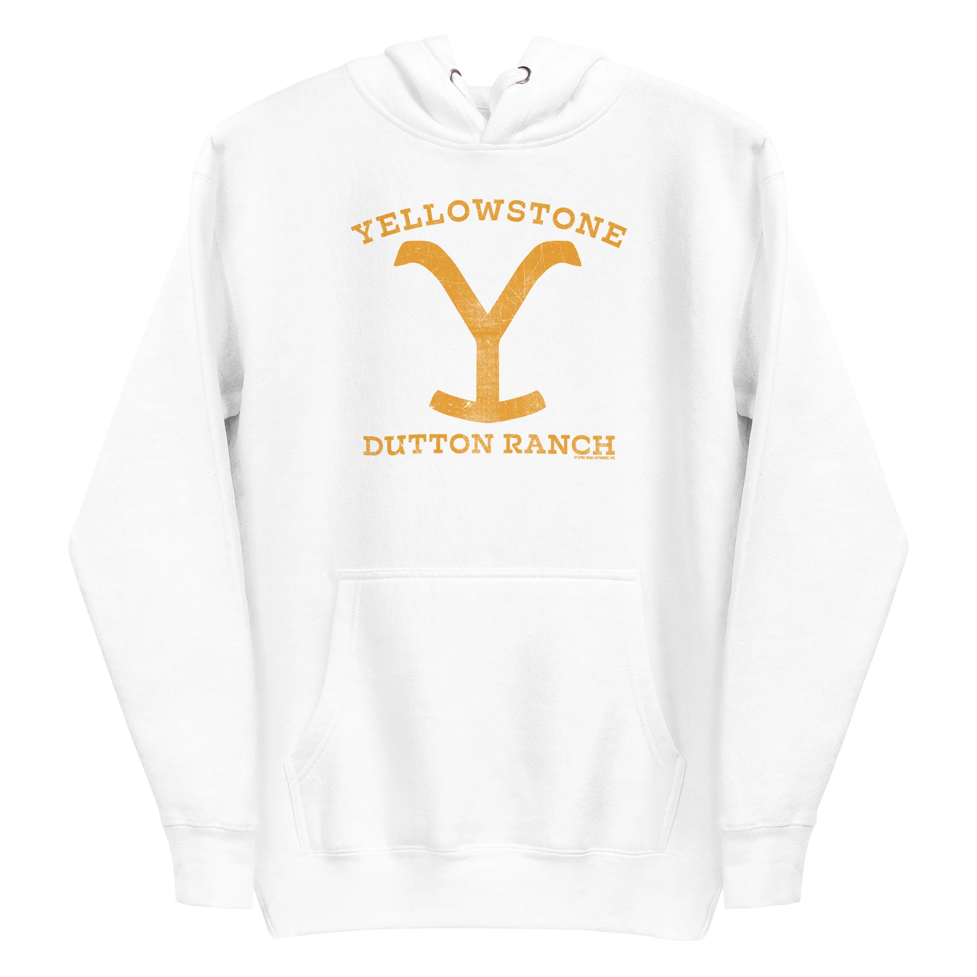 Yellowstone Dutton Ranch Distressed Logo Unisex Premium Hoodie - Image 6